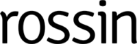 rossin logo lettering black